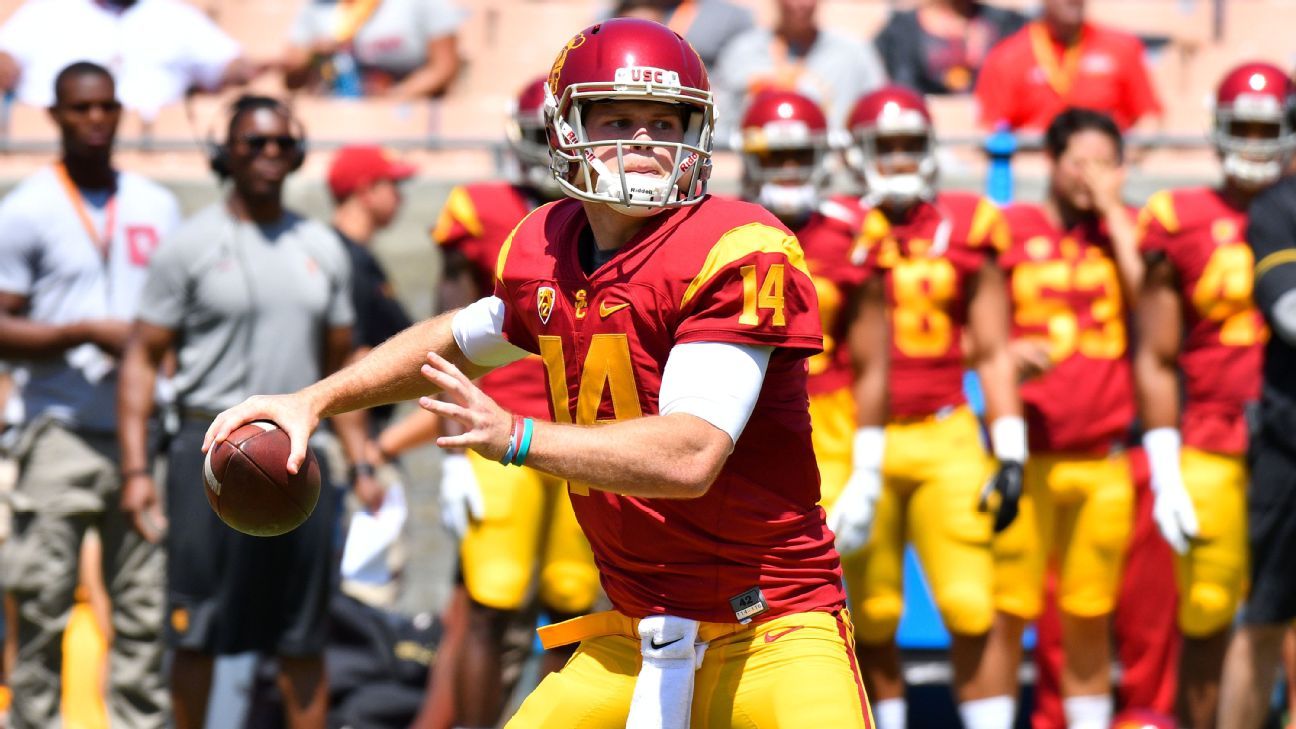 USC Trojans QB Sam Darnold adjusting to life in spotlight
