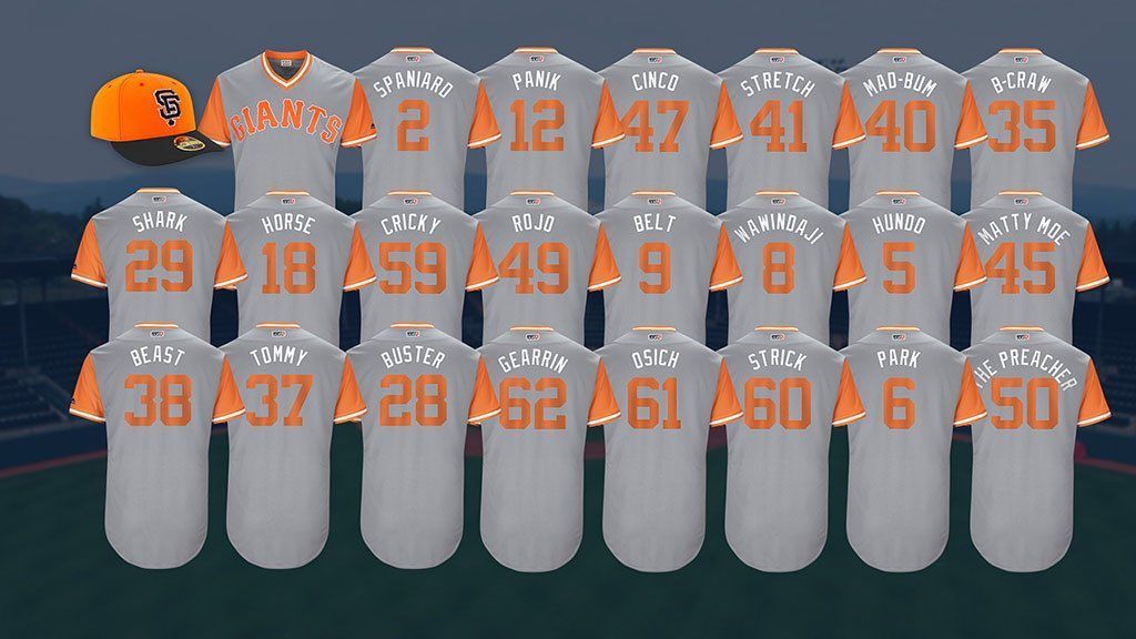 What do we think of the Giants' Players Weekend nicknames? - McCovey  Chronicles