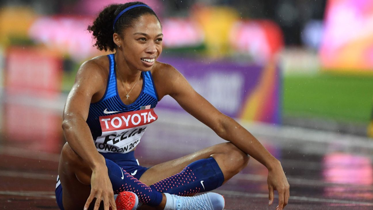 IAAF World Athletics Championships 2017 - Allyson Felix. 