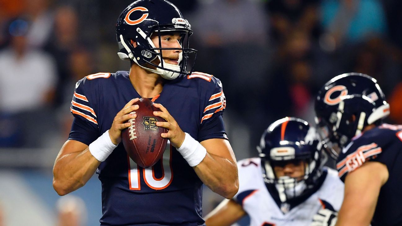 Mitchell Trubisky's big night doesn't alter Chicago Bears' depth chart
