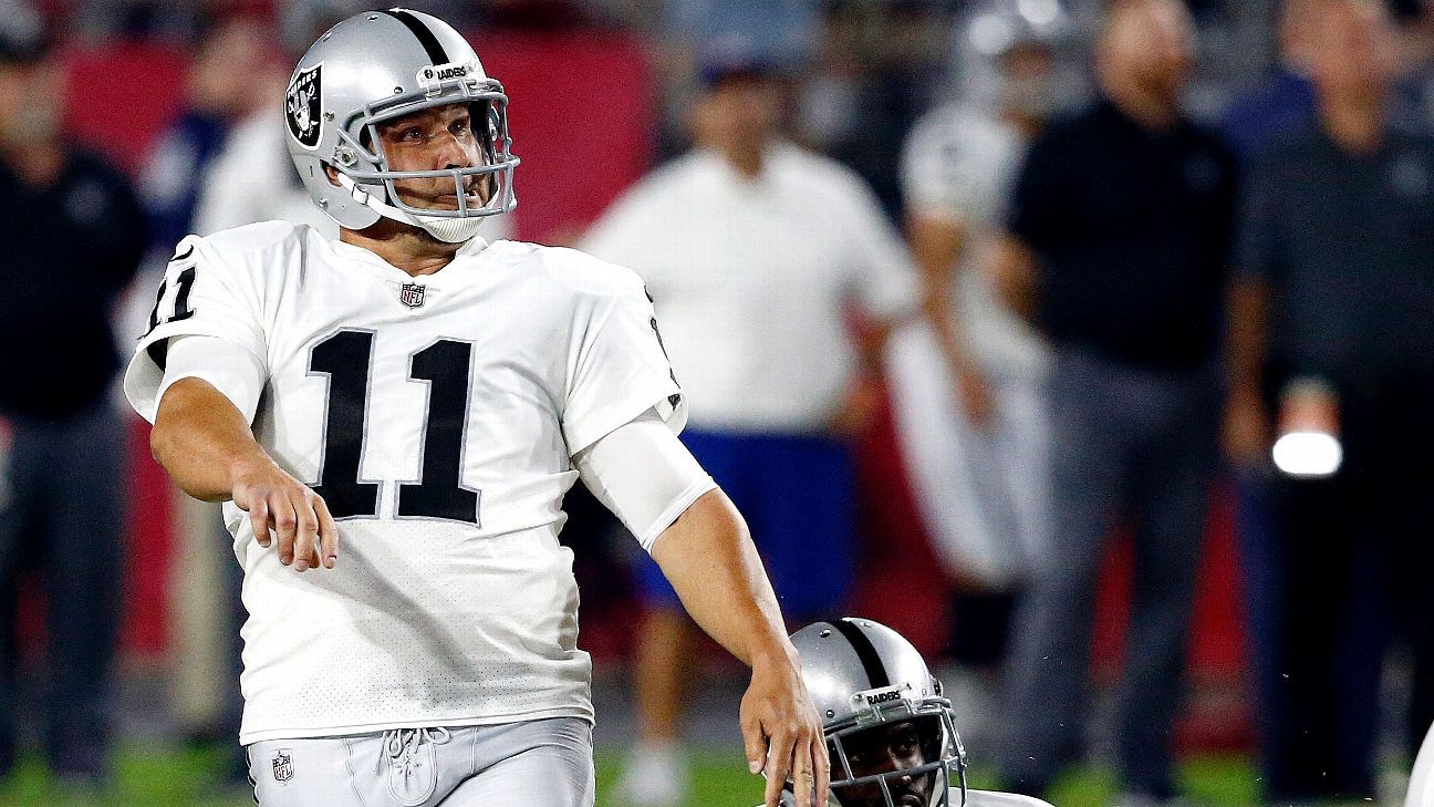 Oakland Raiders' Sebastian Janikowski's 2017 is over before it began