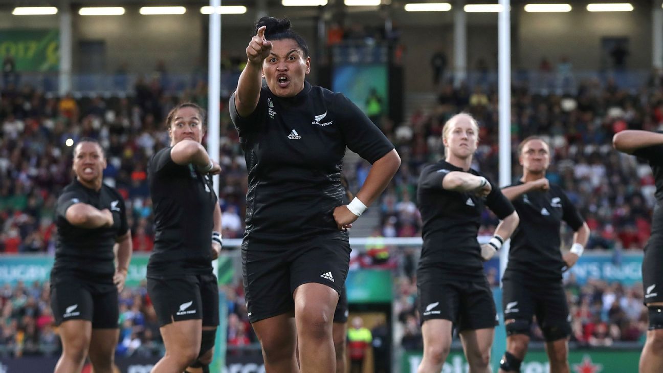 New Zealand 41 - 32 England - All Blacks win Women's Rugby World Cup final