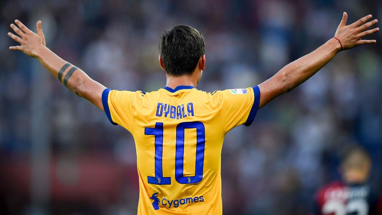 Paulo Dybala #10 Juventus vs Sampdoria Serie A 2019/20 Unwashed - Memorabilia Auction Site