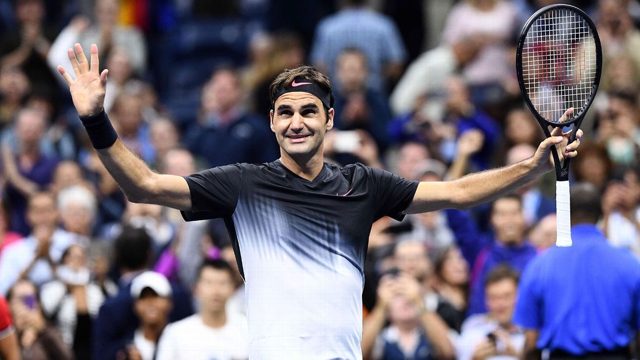US Open Roger Federer takes place among alltime greatest agedefying