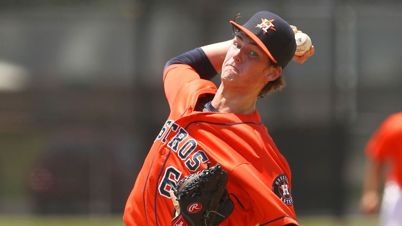 Astros' top prospect Forrest Whitley suspended for drug violation