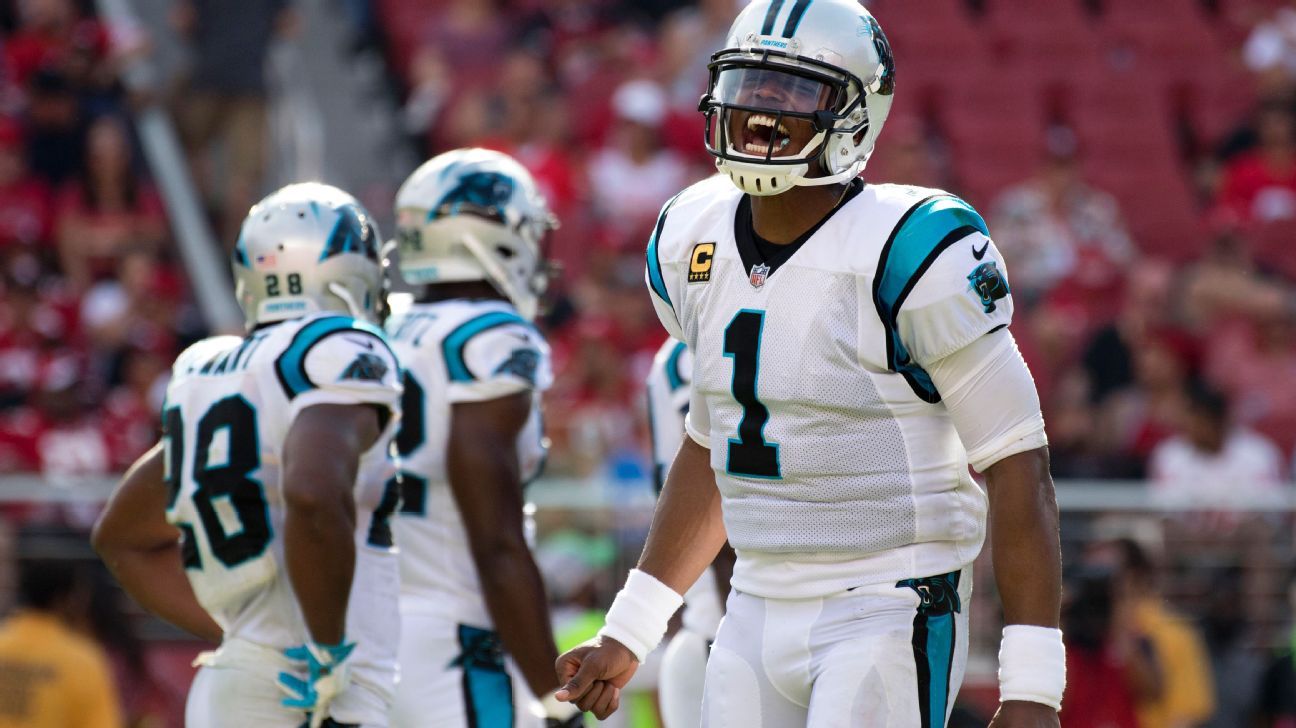 cam newton panthers winsverses loses