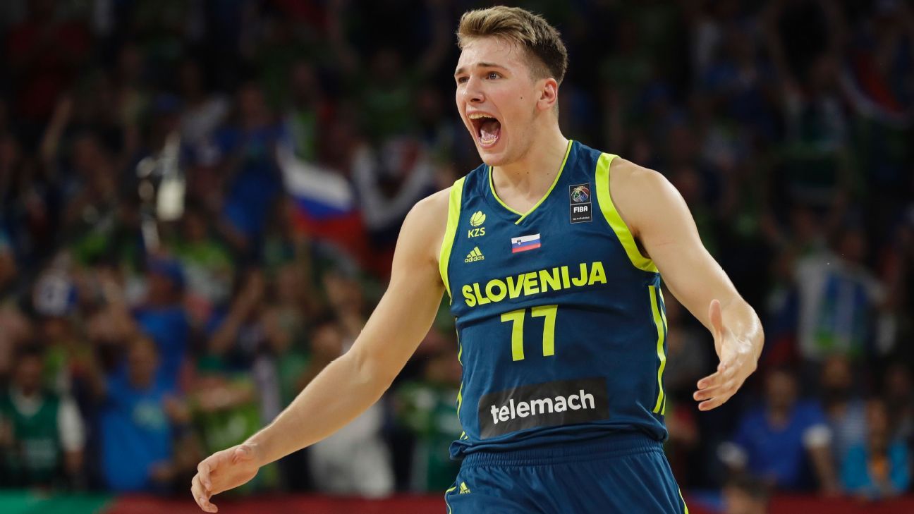 Slovėnija Luca Doncic laimi lengvą olimpinę krepšinio atranką prieš Angolą