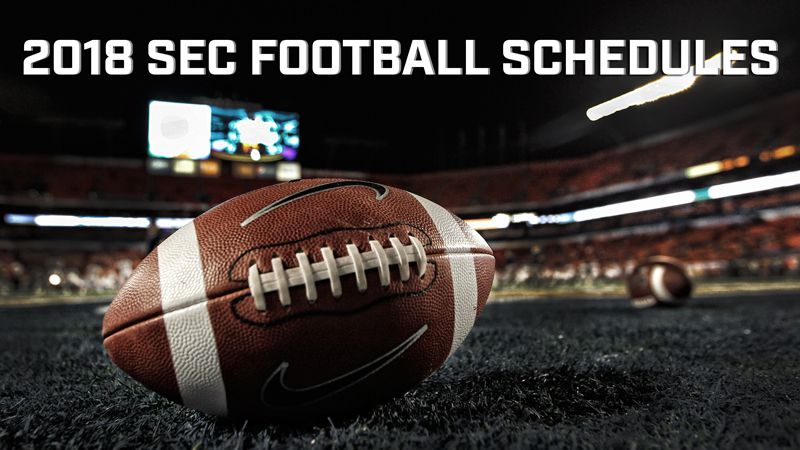 Sec Releases 2018 Football Schedule