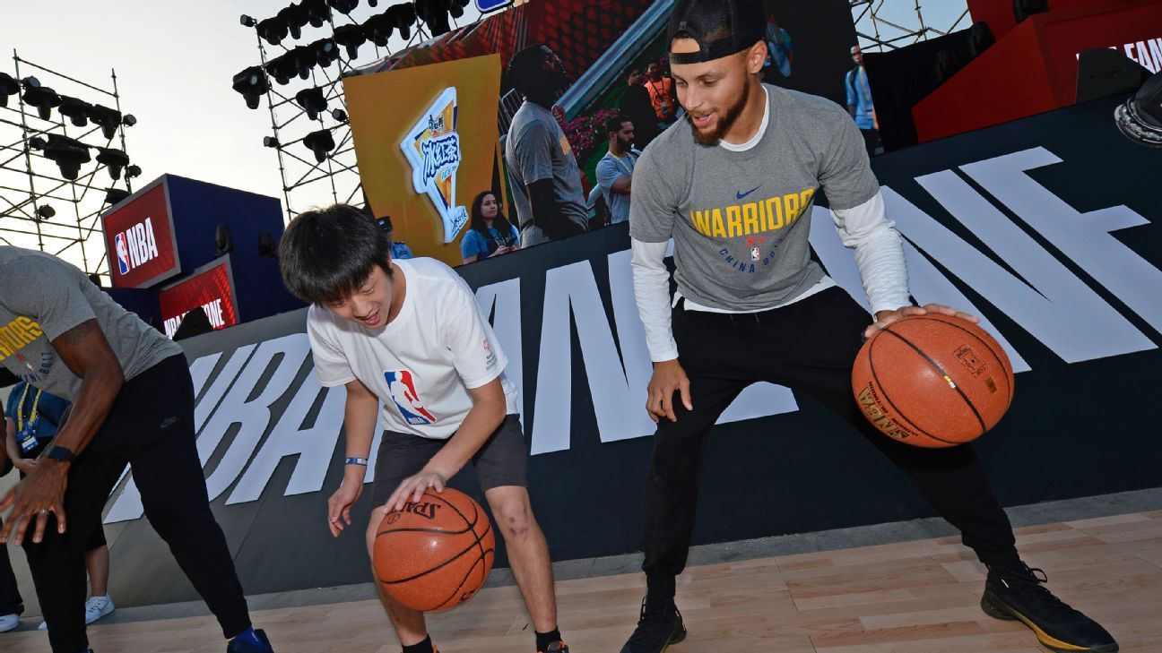 NBA Warriors popular in China ESPN