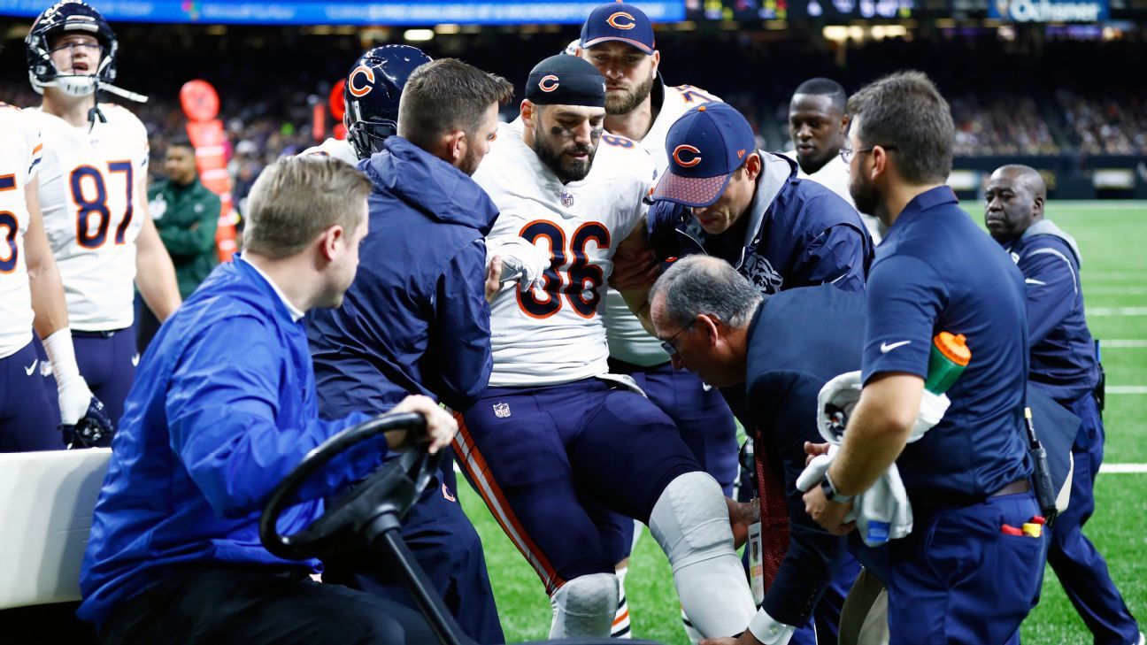 Zach Miller of Chicago Bears undergoes emergency surgery in effort