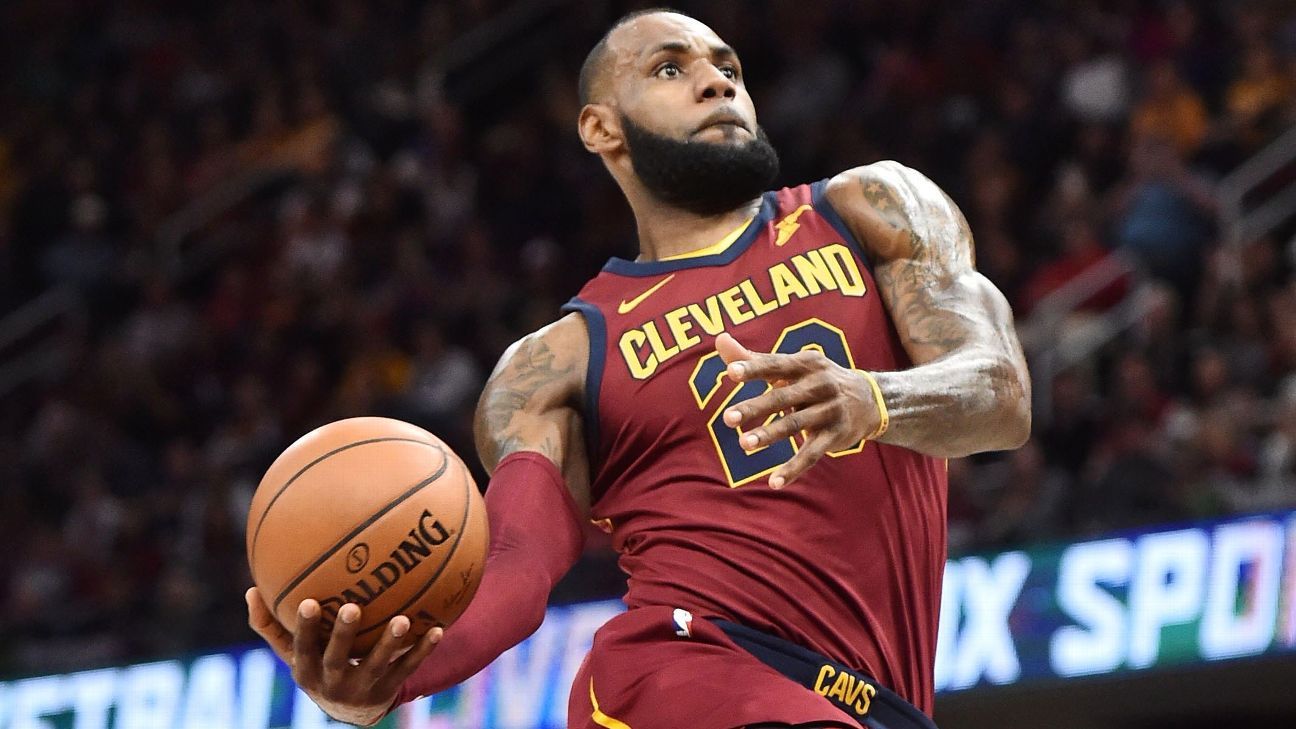 LeBron James of Cleveland Cavaliers gets request from 