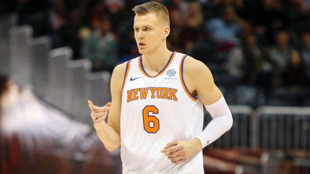 Kristaps Porzingis says New York Knicks should add experience at trade
