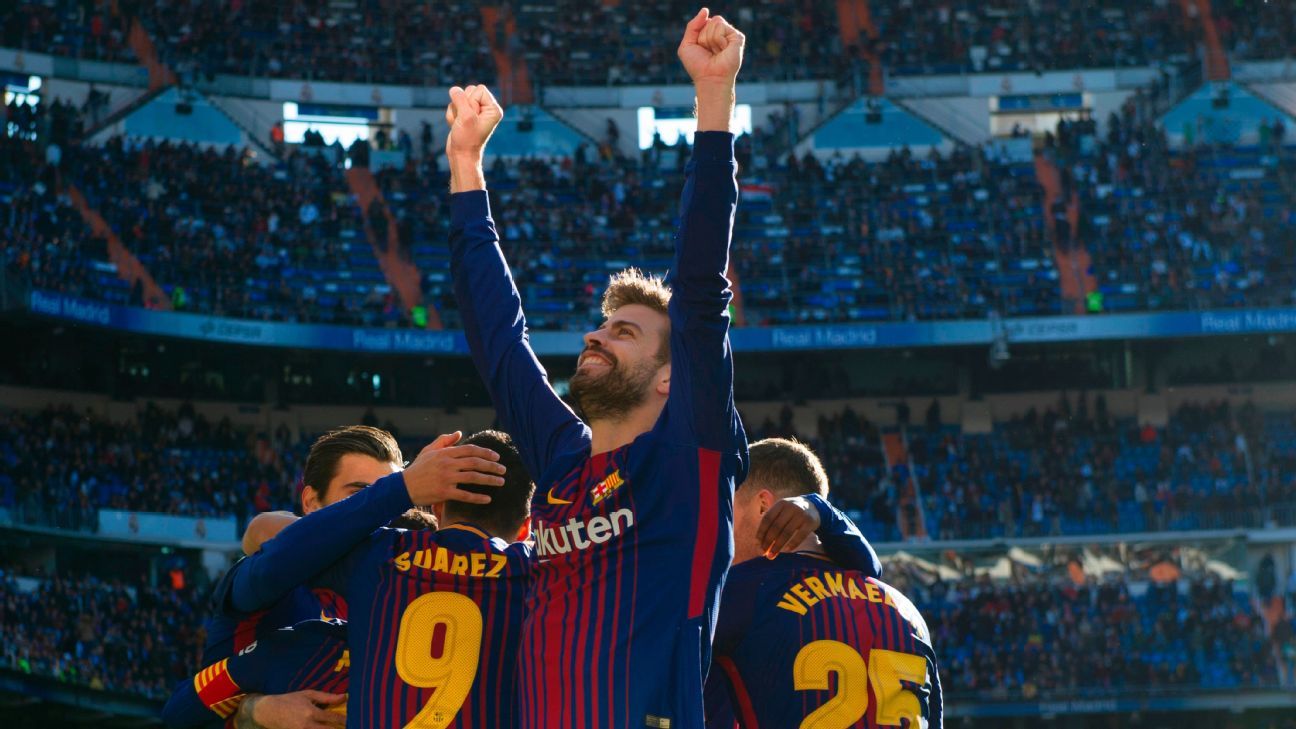 Real Madrid fan at Bernabeu caught CELEBRATING Lionel Messi's