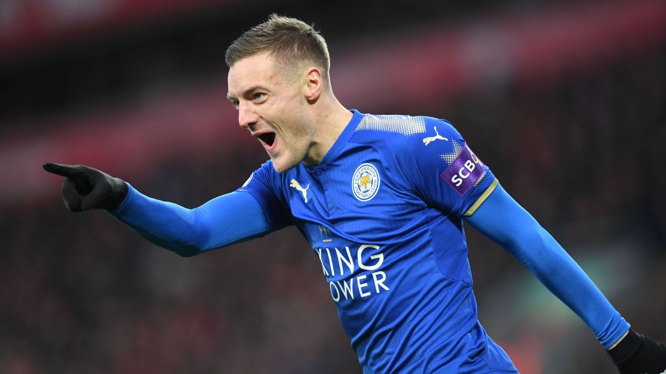 Jamie Vardy fit to return for Leicester at Chelsea after injury - ESPN