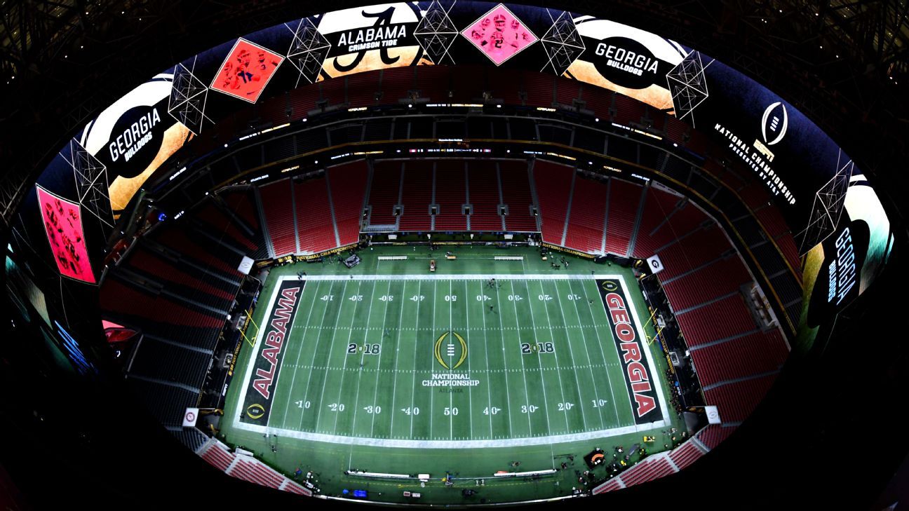 Mercedes-Benz Stadium roof has leak before National Championship Game