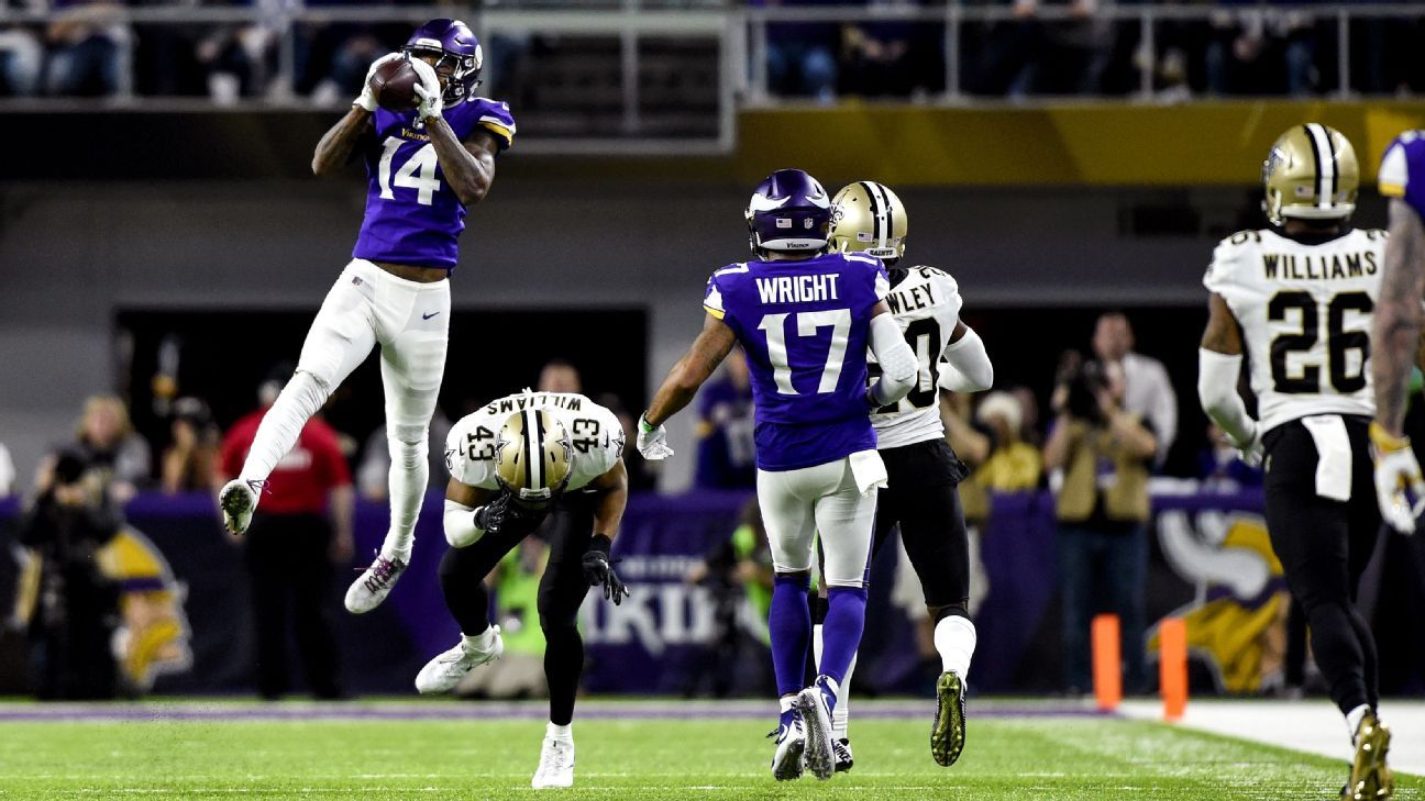 Stefon Diggs' remarkable, lastplay touchdown in Minnesota Vikins win