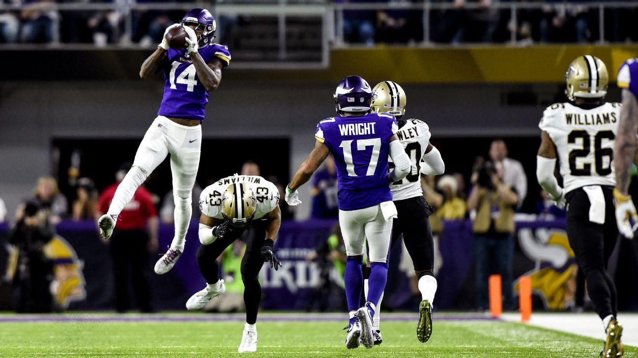 WATCH: Vikings' Stefon Diggs catches game-winning touchdown against Saints  – The Denver Post