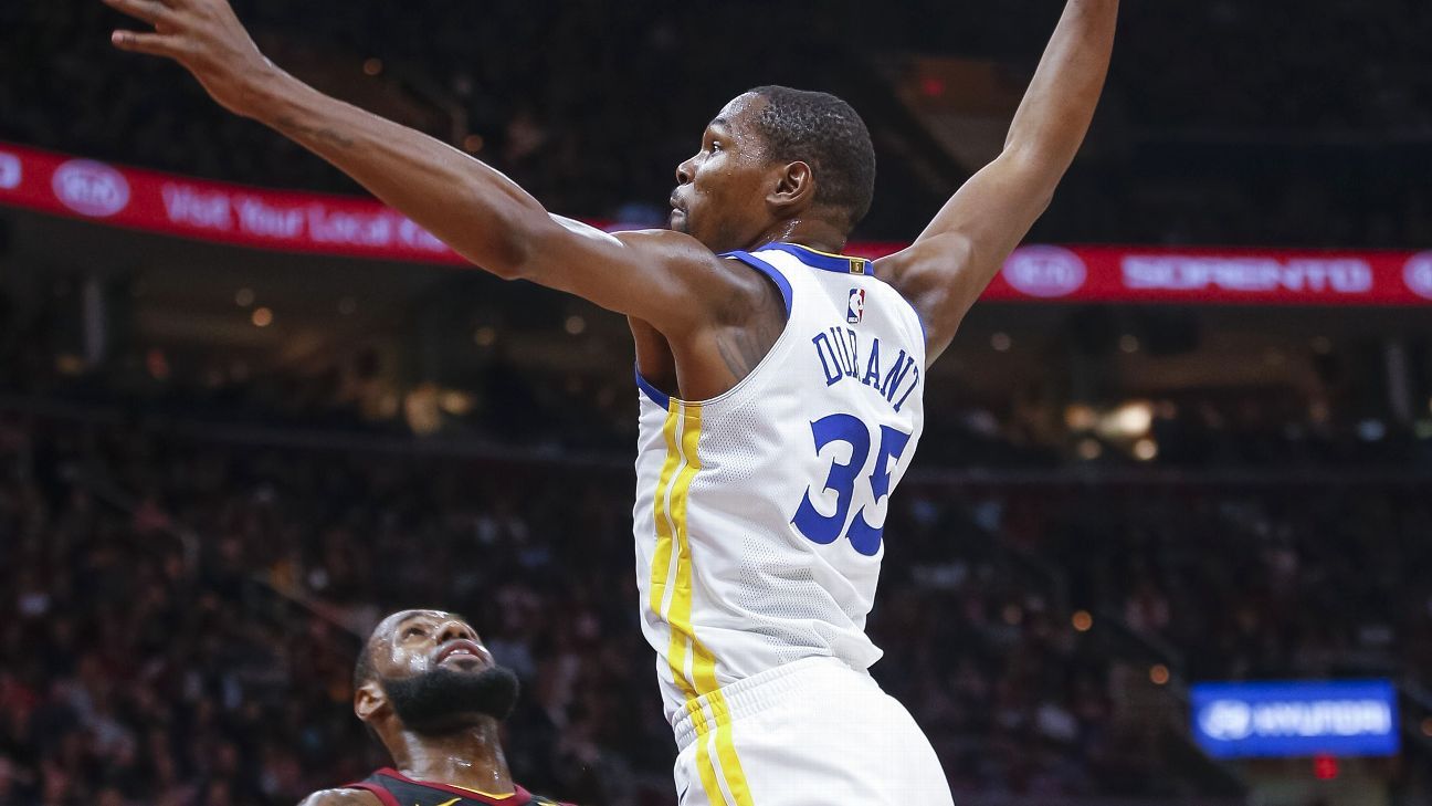 Kevin Durant proves to be too much for Cavaliers - ESPN