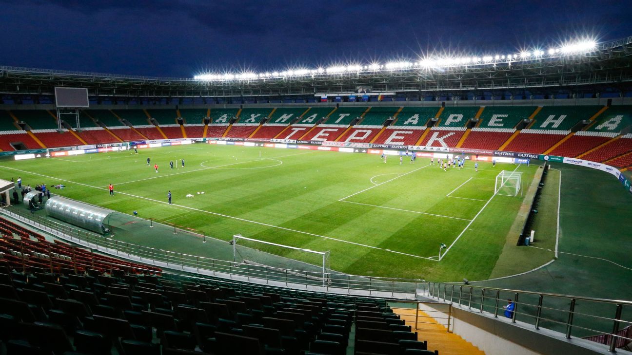 FIFA scrutinised for Egypt World Cup training in Chechnya