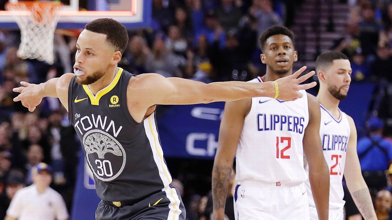 Warriors win another season series against Clippers - ESPN