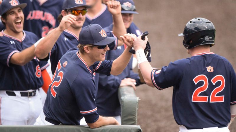 No. 15 Auburn splits doubleheader against Northeastern