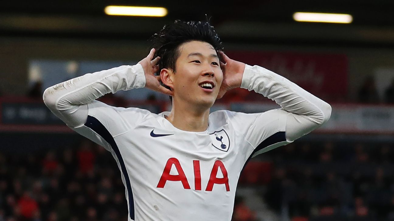 Tottenham's Son Heung Min signs new five year contract until 2023