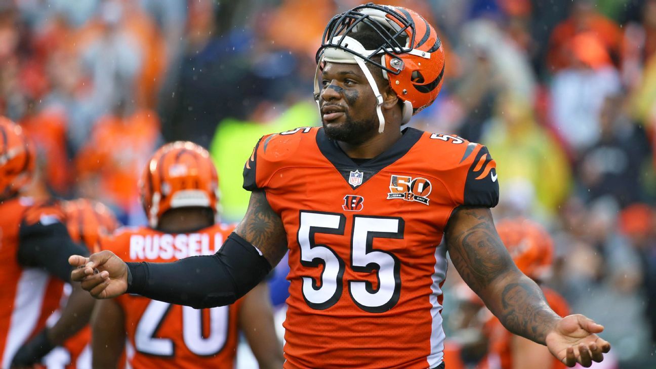 Vontaze Burfict of Cincinnati Bengals fined $112,000 for hits in