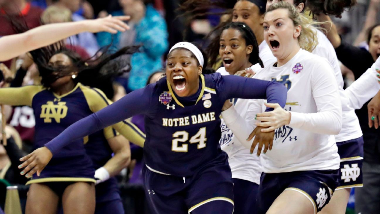 Arike Ogunbowale of Notre Dame wins most outstanding player honors in ...