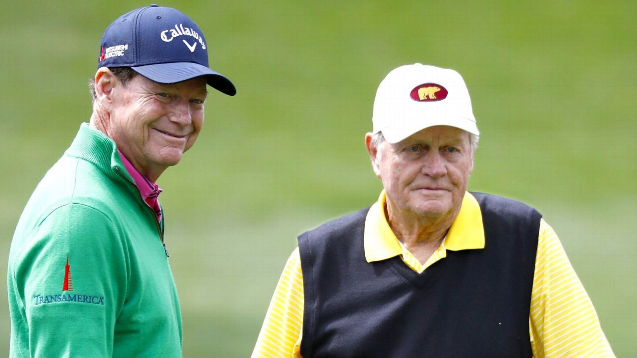 Tom Watson accepts invite to join Jack Nicklaus, Gary Player as honorary starter..