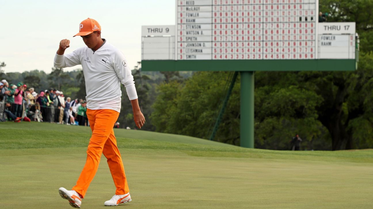 Masters 18 Rickie Fowler Falls Short Again In A Major After Finishing Second To Patrick Reed