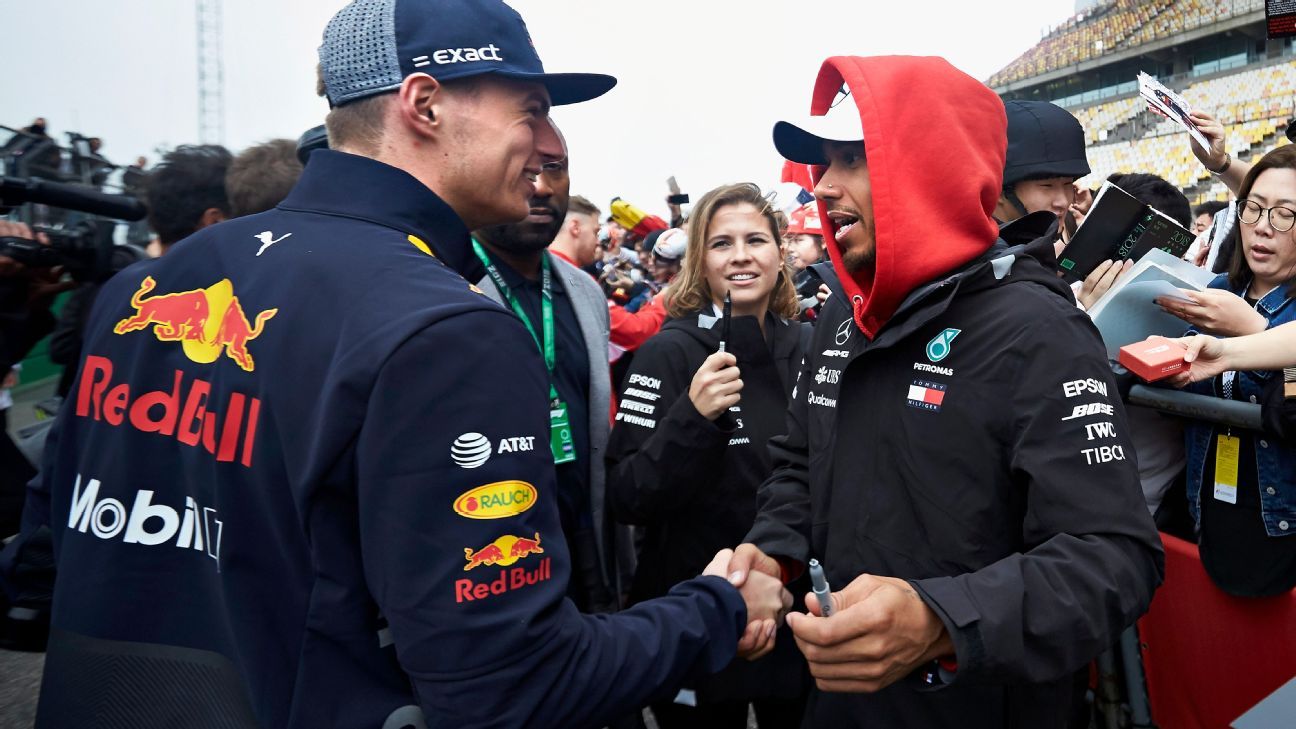 Lewis Hamilton shook hands with Max Verstappen as show of respect - ESPN
