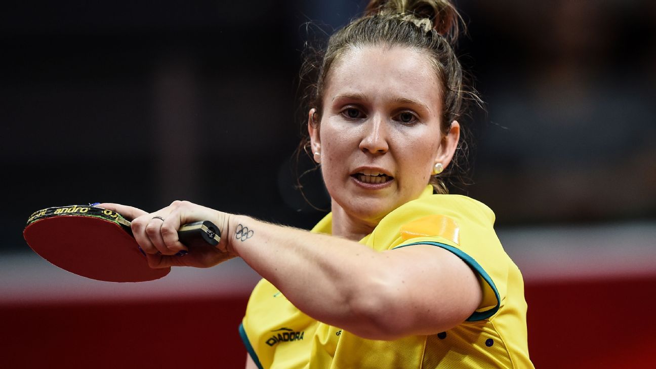 Table tennis gold for Tapper at Commonwealth Games ESPN