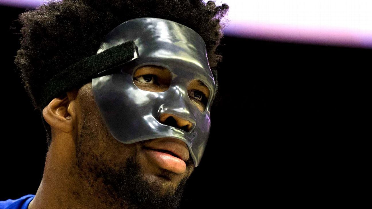 Joel Embiid is the latest in a long line of masked NBA stars - ESPN