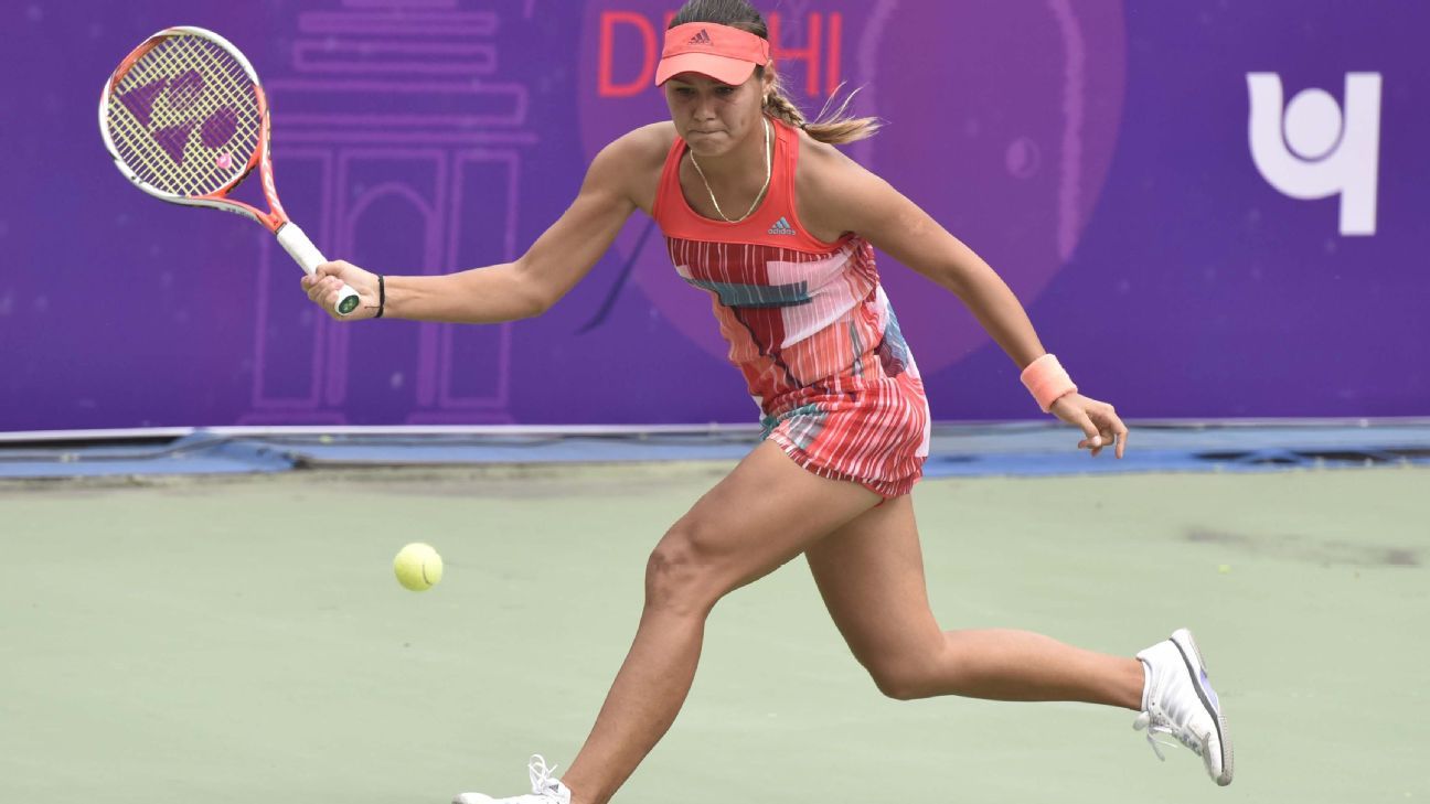 WTA ZhengZhou Open Sabina Sharipova wins, faces Yafan Wang next