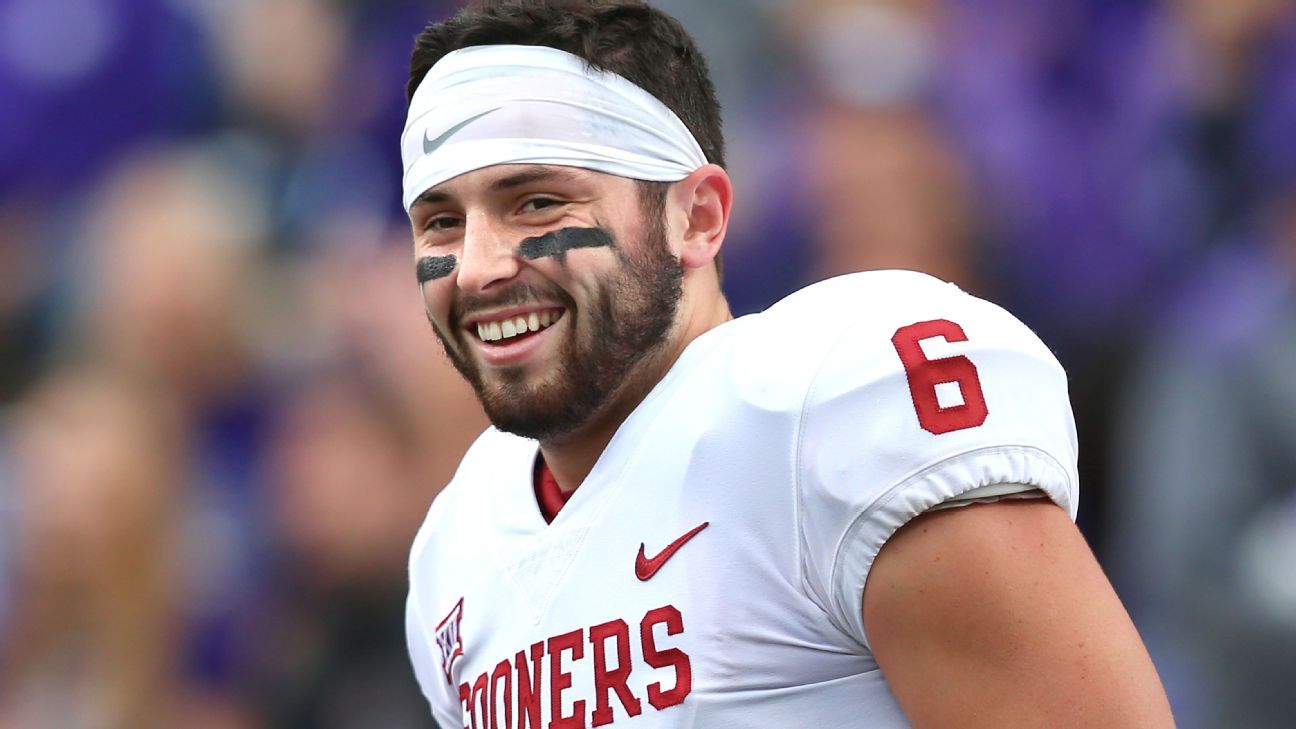 Baker Mayfield joins Oklahoma Heisman winners with statue - ESPN