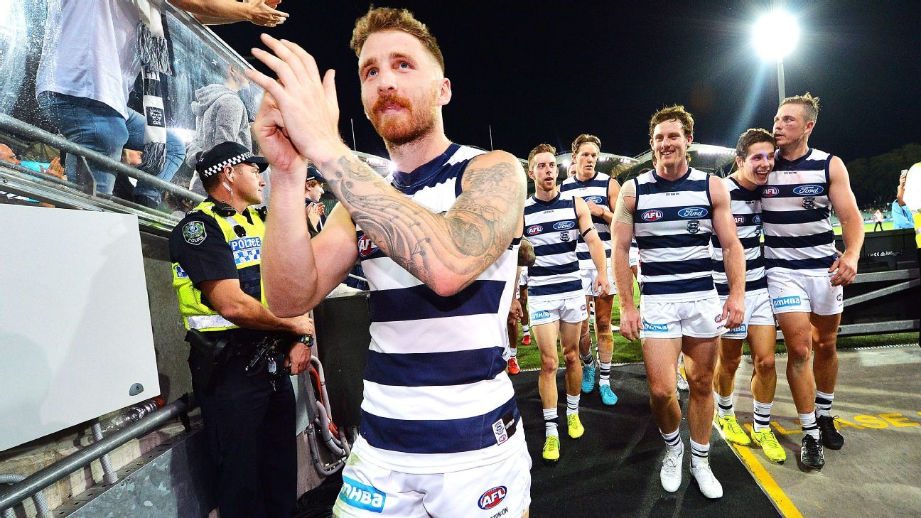 Geelong defender Zach Tuohy embraces Cats' AFL leadership role - ESPN