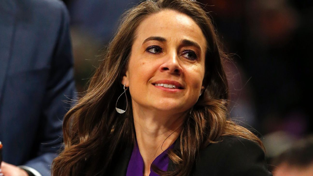 Becky Hammon officially named coach of Las Vegas Aces; Gregg Popovich says she h..