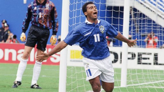 Romario fue la gran figura del Mundial de Estados Unidos 1994 - ESPN