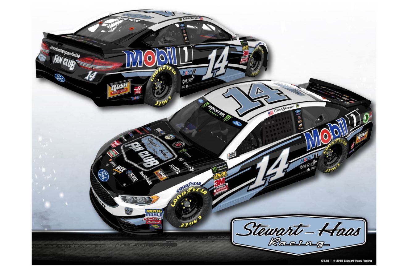 Stewart-Haas Racing Fan Club on Bowyer's Ford for All-Star race - ESPN