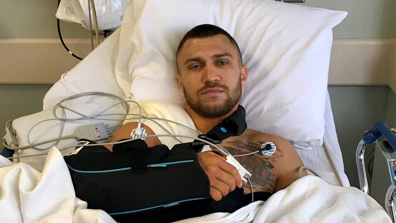 Boxing's poundforpound king Vasiliy Lomachenko has successful surgery