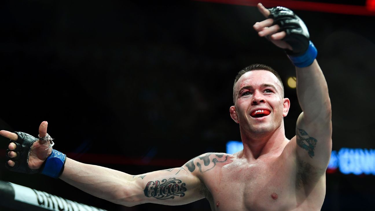 Covington crashes Usman's UFC 235 workout