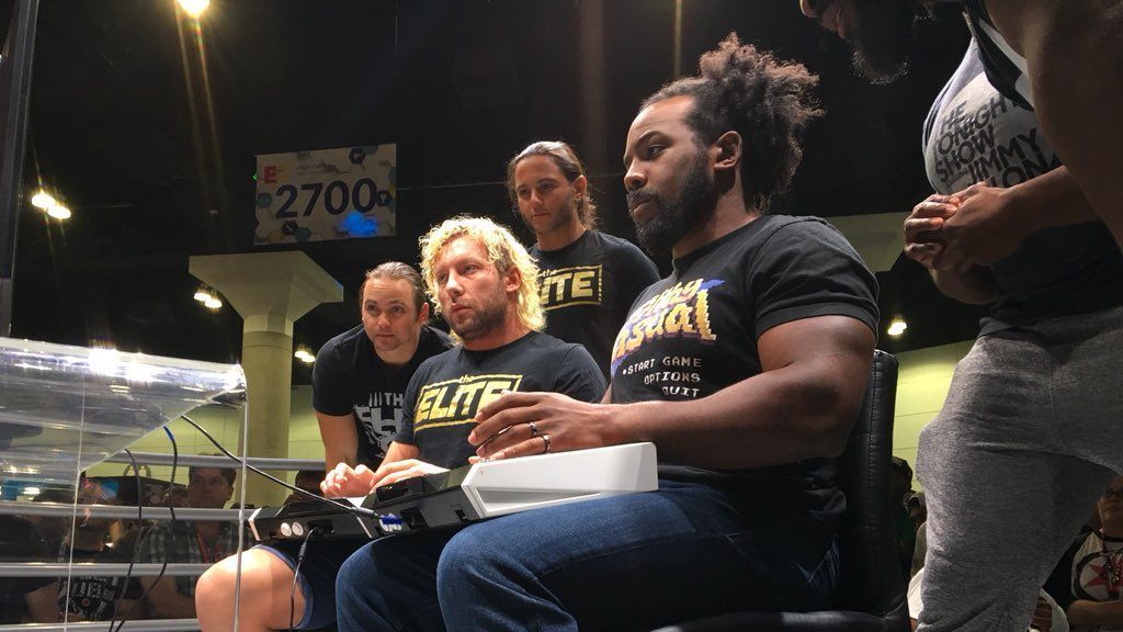 e3 kenny omega and xavier woods bring worlds together with street fighter v showcase - xavier woods fortnite