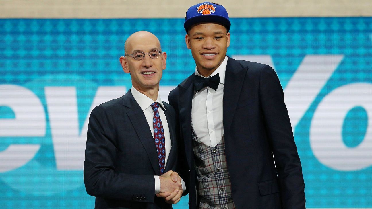 Infamous kid who booed Kristaps Porzingis back at NBA Draft in No. 6 Knicks  jersey – New York Daily News