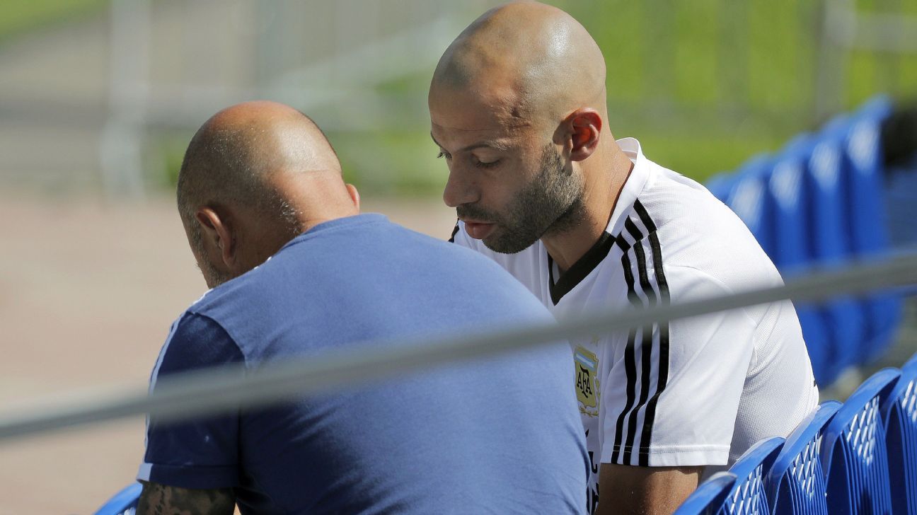 Mascherano y Sampaoli definieron detalles del equipo - ESPN