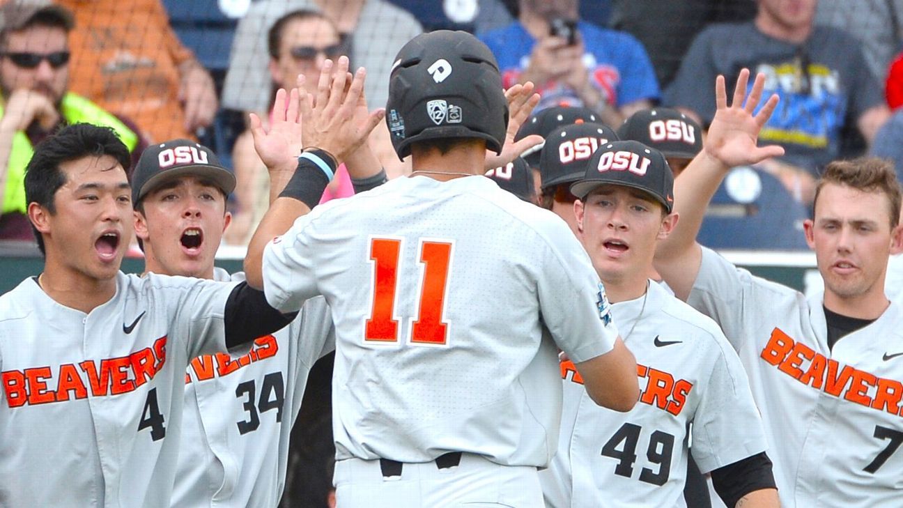 College World Series: South Carolina eliminates Oklahoma in 12 innings