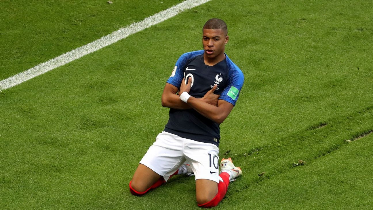 Kylian Mbappe announces himself on World Cup stage with Ronaldo like ...