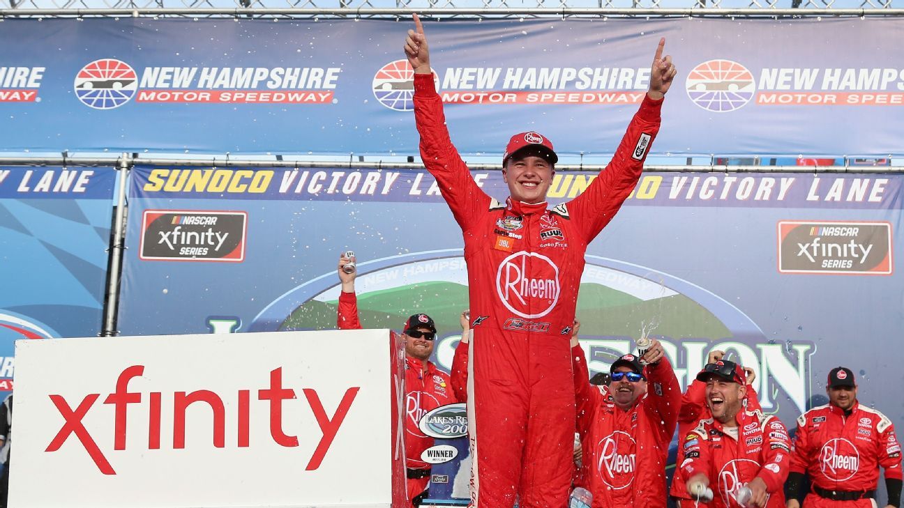 Christopher Bell wins Xfinity race at New Hampshire - ESPN