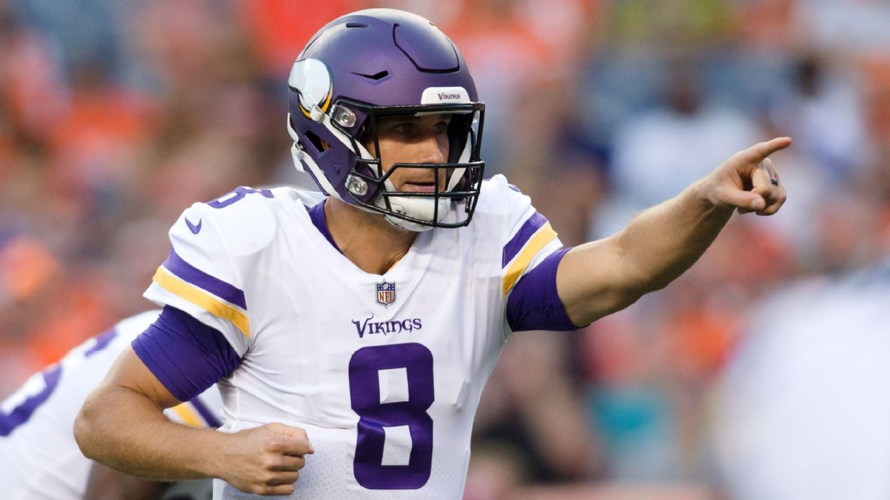 Kirk Cousins debuts for Minnesota Vikings with short ...