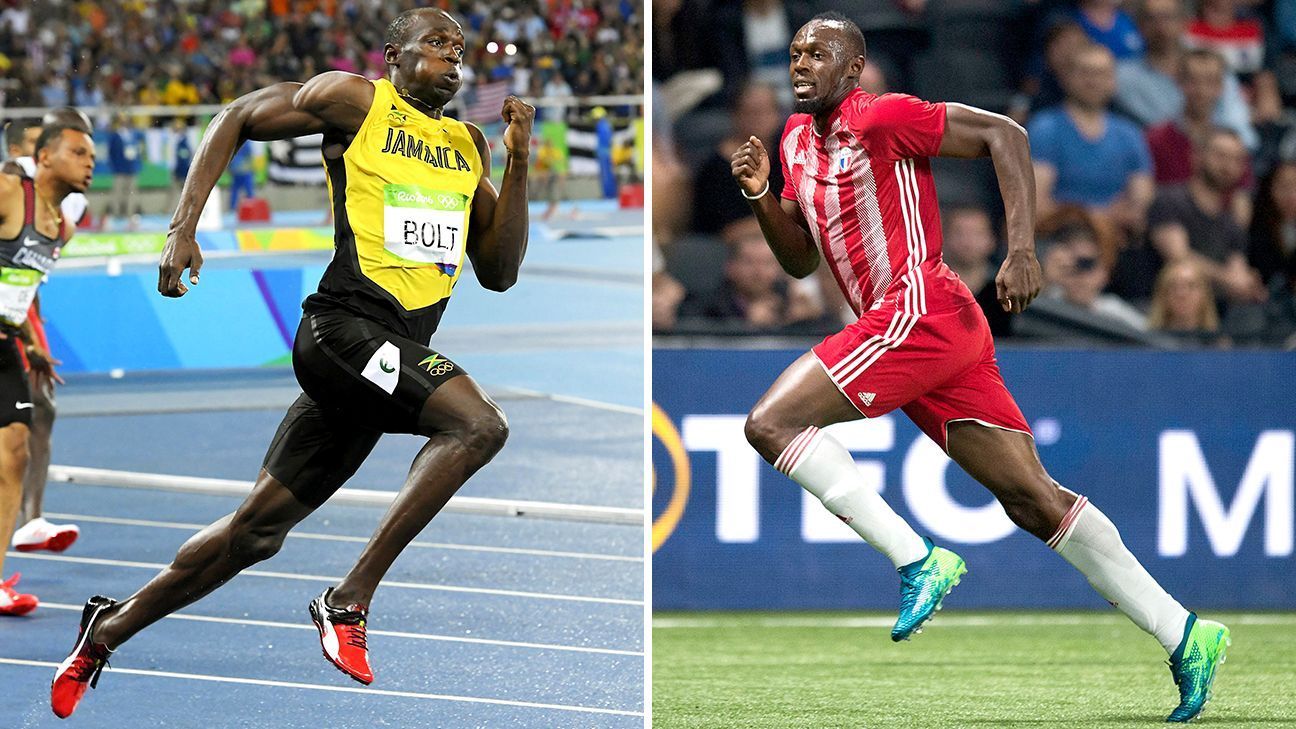 Usain Bolt's switch to soccer puts him in some very exclusive company - ESPN, image size:1296x729