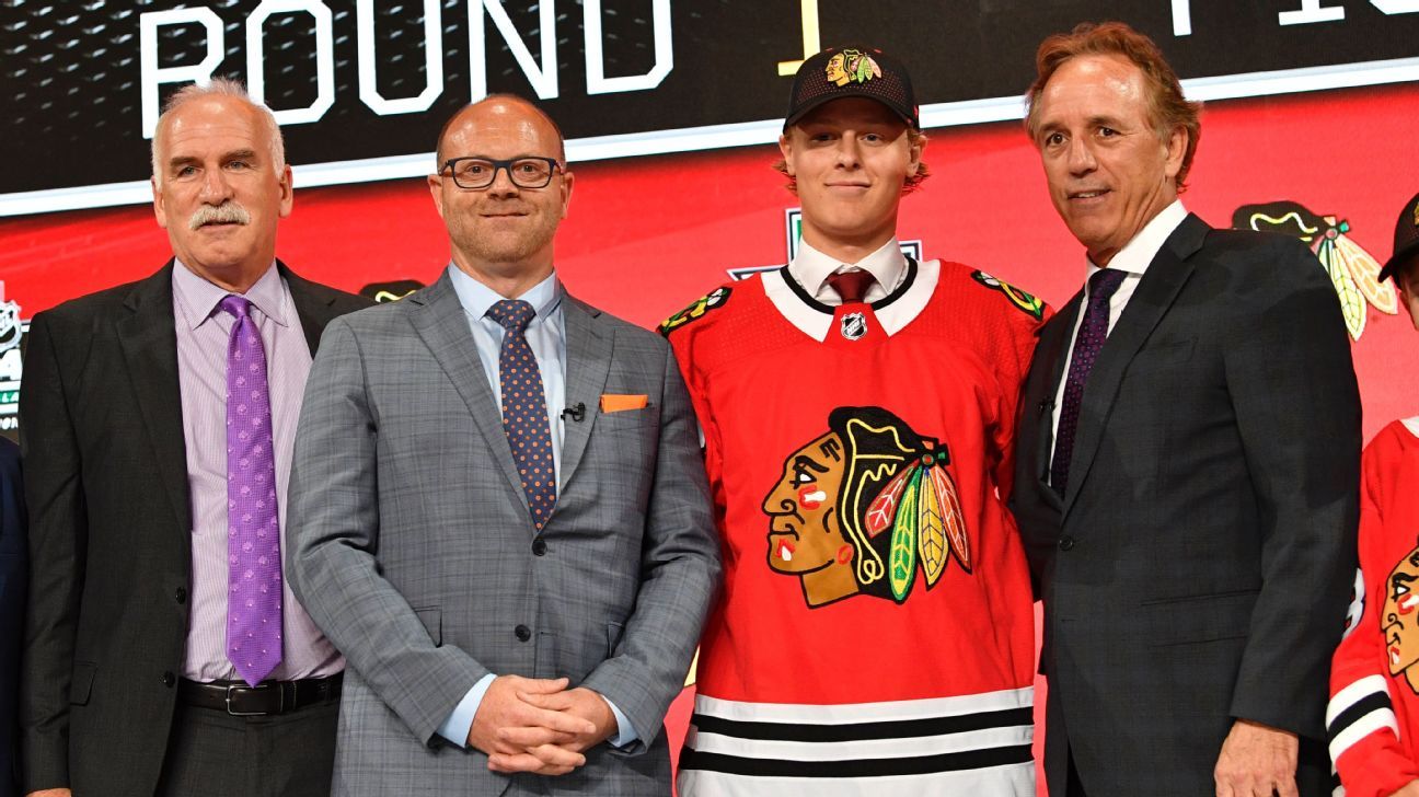 NHL Chicago Blackhawks draft pick Adam Boqvist worked through